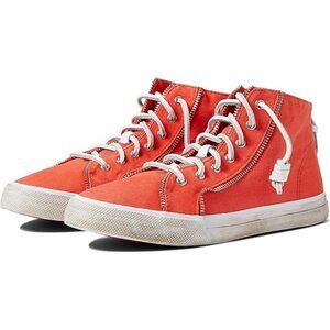 Sperry x Rebecca Minkoff High Top Canvas Sneakers Women's Size 7.5M Orange NEW